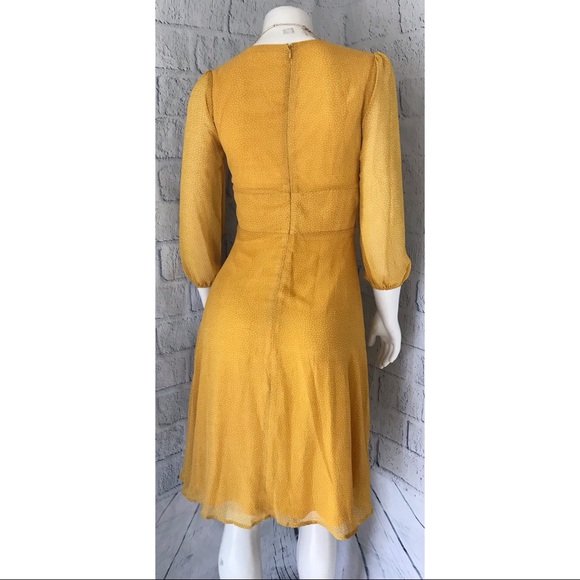 5 ⭐️ Sunny Side Up - Long Sleeve Polka Dot Dress - Picture 6 of 8